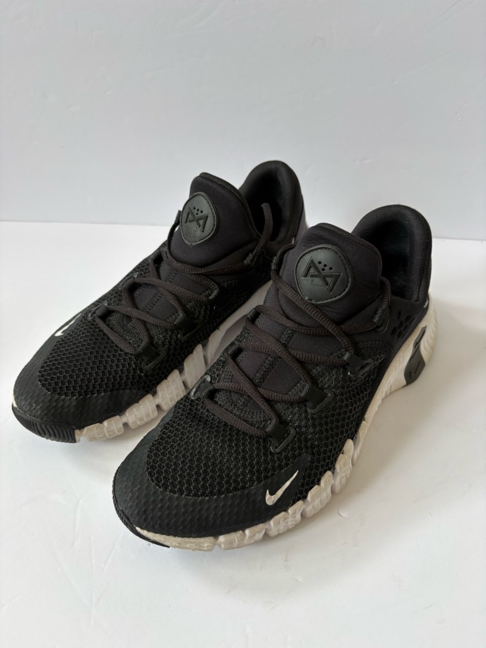 Nike Free Metcon 4 Men's 9 Black Iron White Shoes Sneakers CT3886-010 Athletic